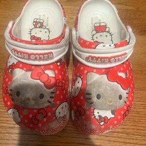 Hello Kitty Red and White Kids Slippers
